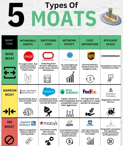 5 Types of Moat