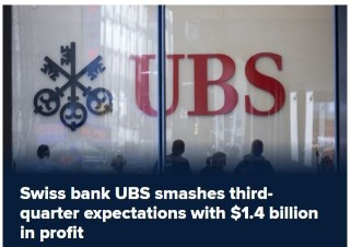 UBS Smash their Earnings