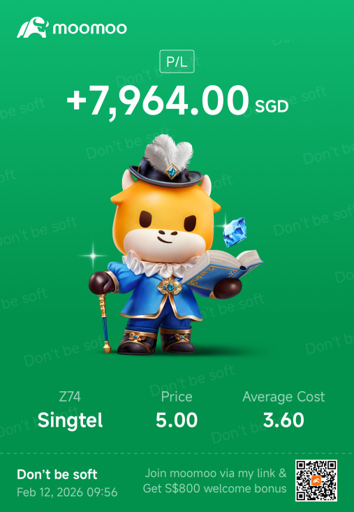 等了12年，當我的平均價格是$3.60時，終於以$5.00的價格賣掉了你。這份滿足感簡直無法形容。