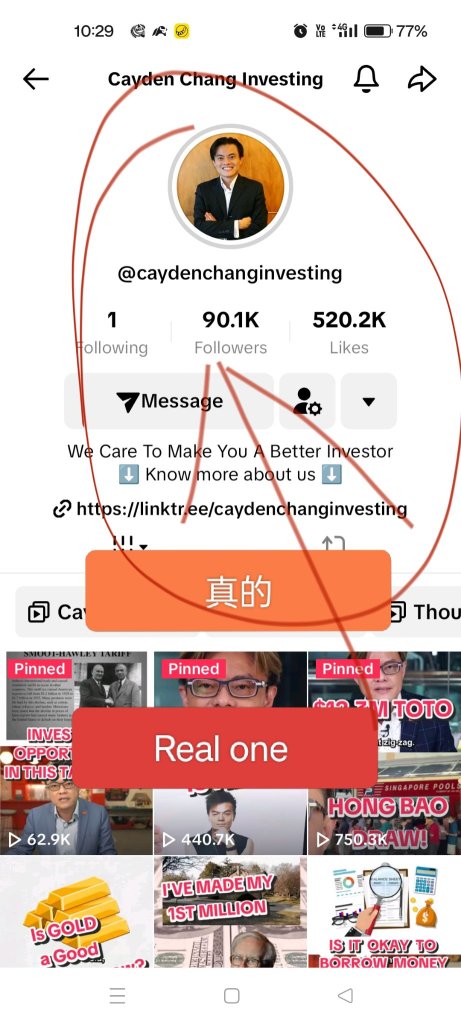 Beware.. fake Account and scam u , all my Crypto Money Gone..so sad 😢 nevermind buy a lesson..明天会更好..let move on..