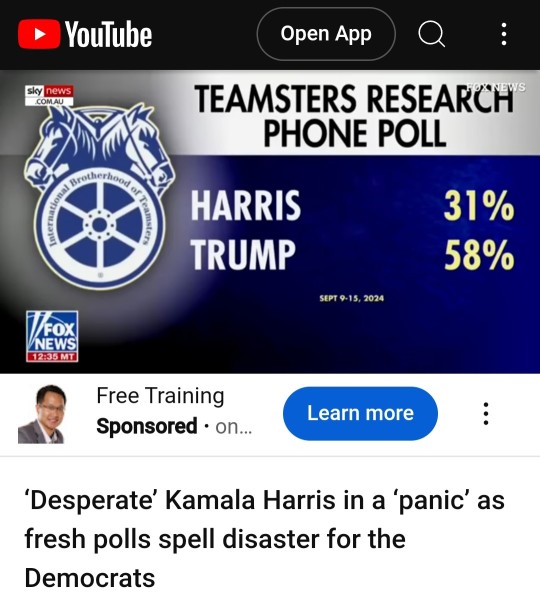 Rank-and-file Teamsters voted 59.6 percent for the union to endorse Trump, compared to 34 percent for Harris.