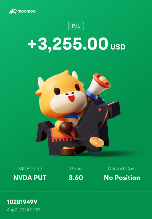 Nvda plz continue !