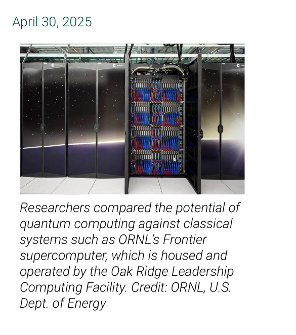 Quantum computer bests classical computer in simulation