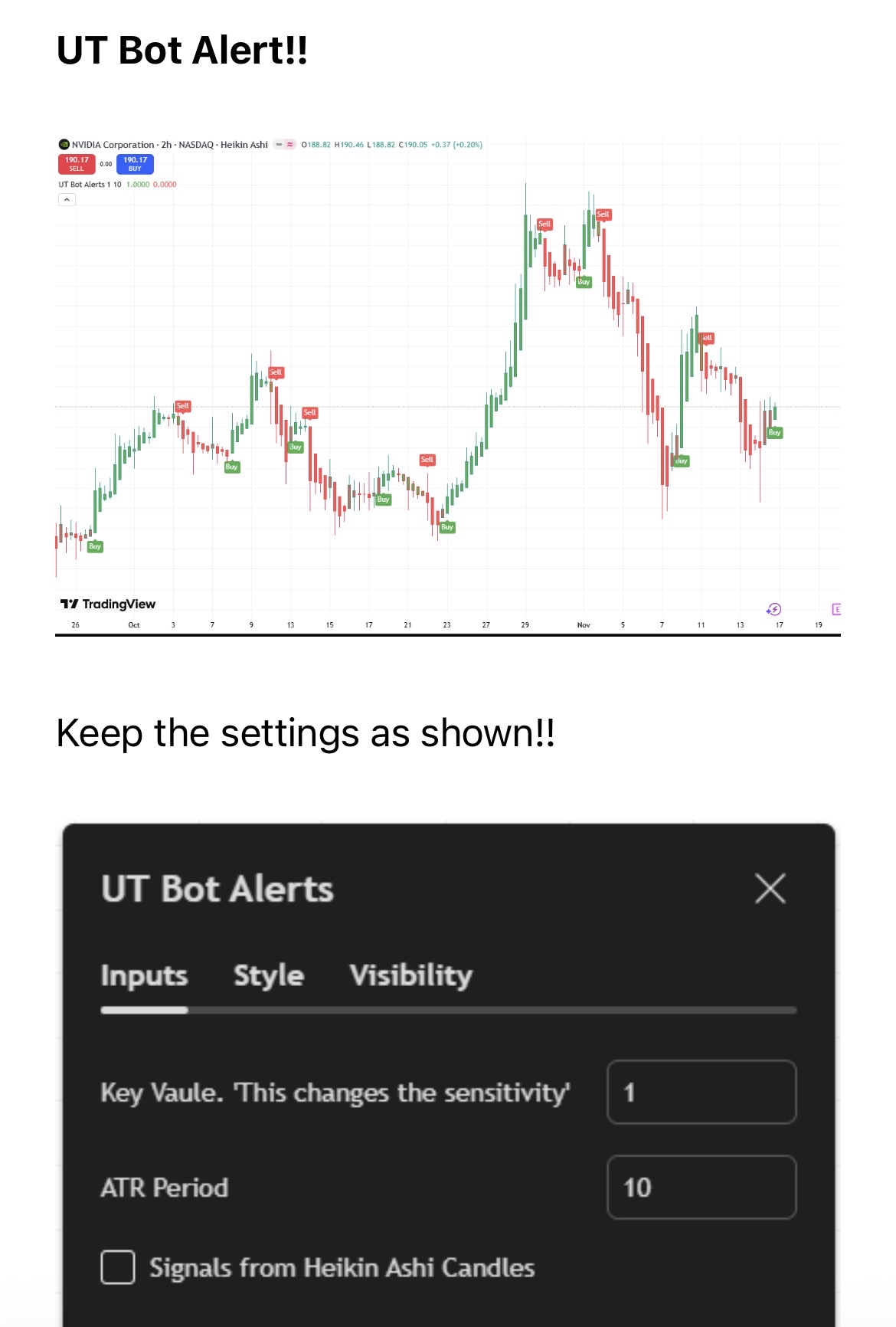 UT Botアラート：収益を最大化し損失を最小化する究極のインジケーター！！ - moomooコミュニティ