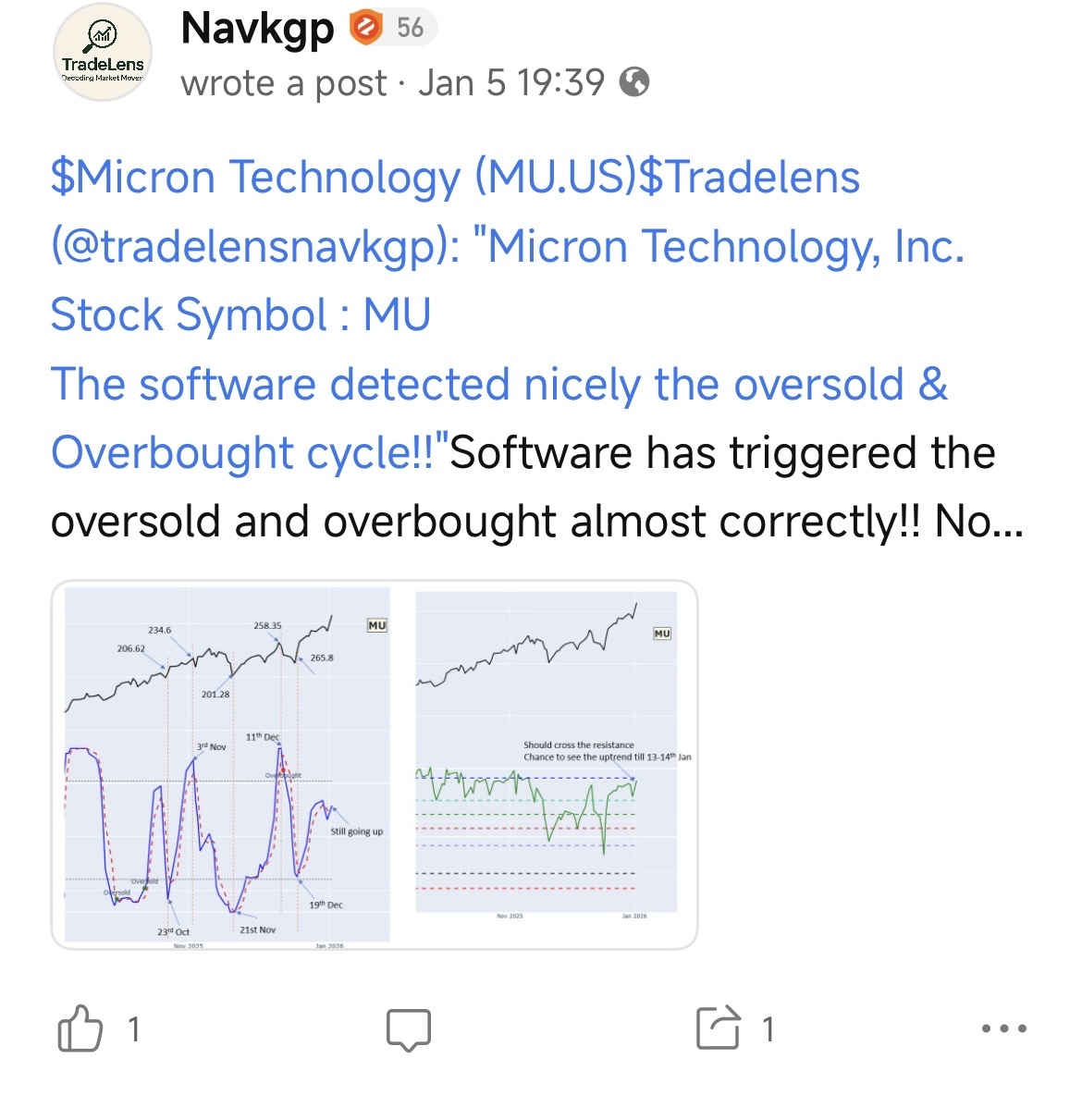 美光科技(MU.US)$ [链接: Tradelens(@tr adel ensnavkgp): 
