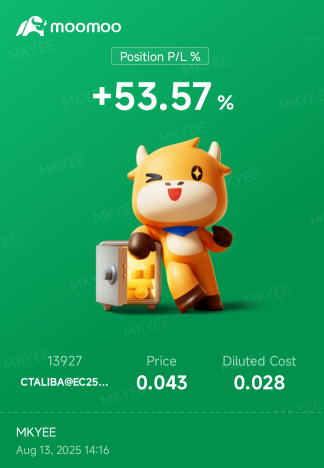 $BABA 要漲到天上去