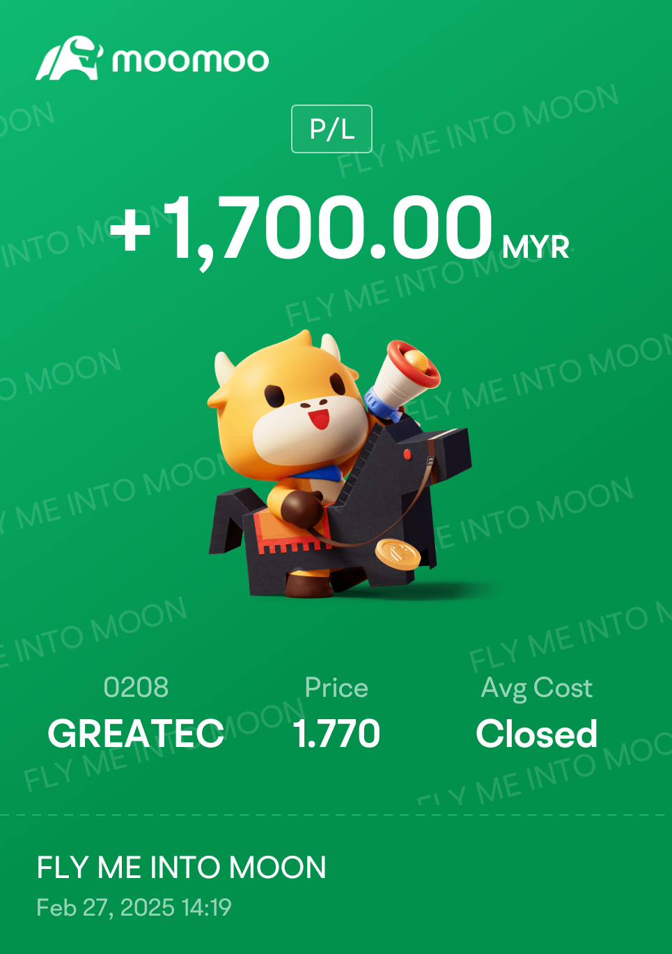 感謝Greatech.. 下次再見