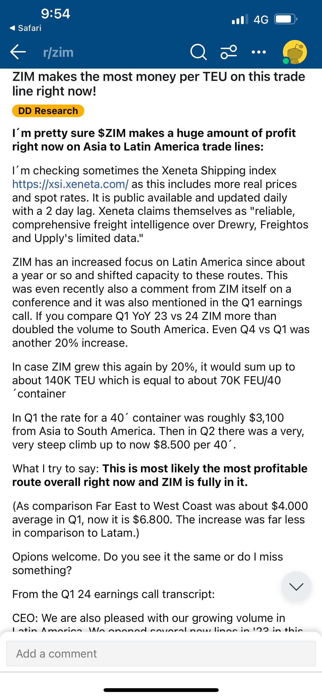 $ZIM Integrated Shipping (ZIM.US)$
