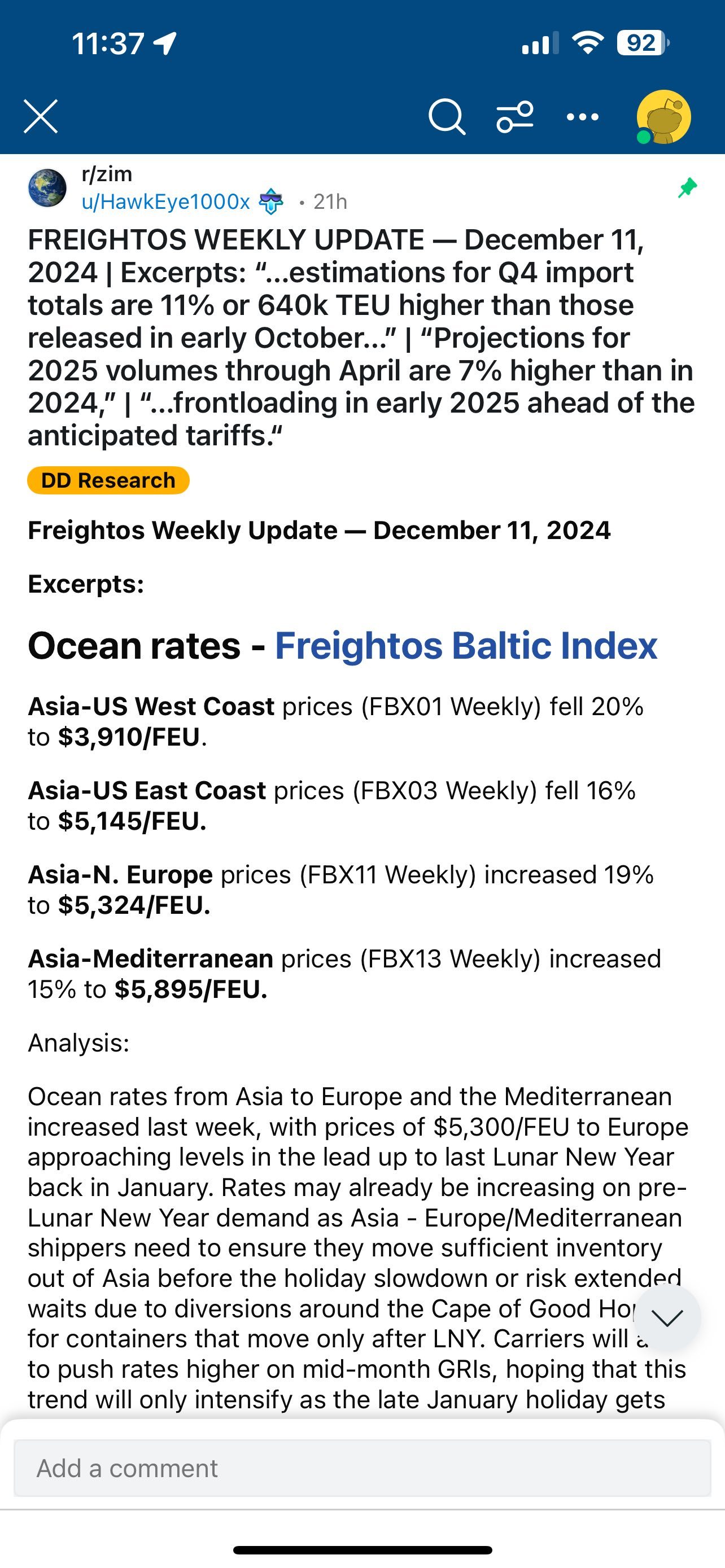 $ZIM Integrated Shipping (ZIM.US)$