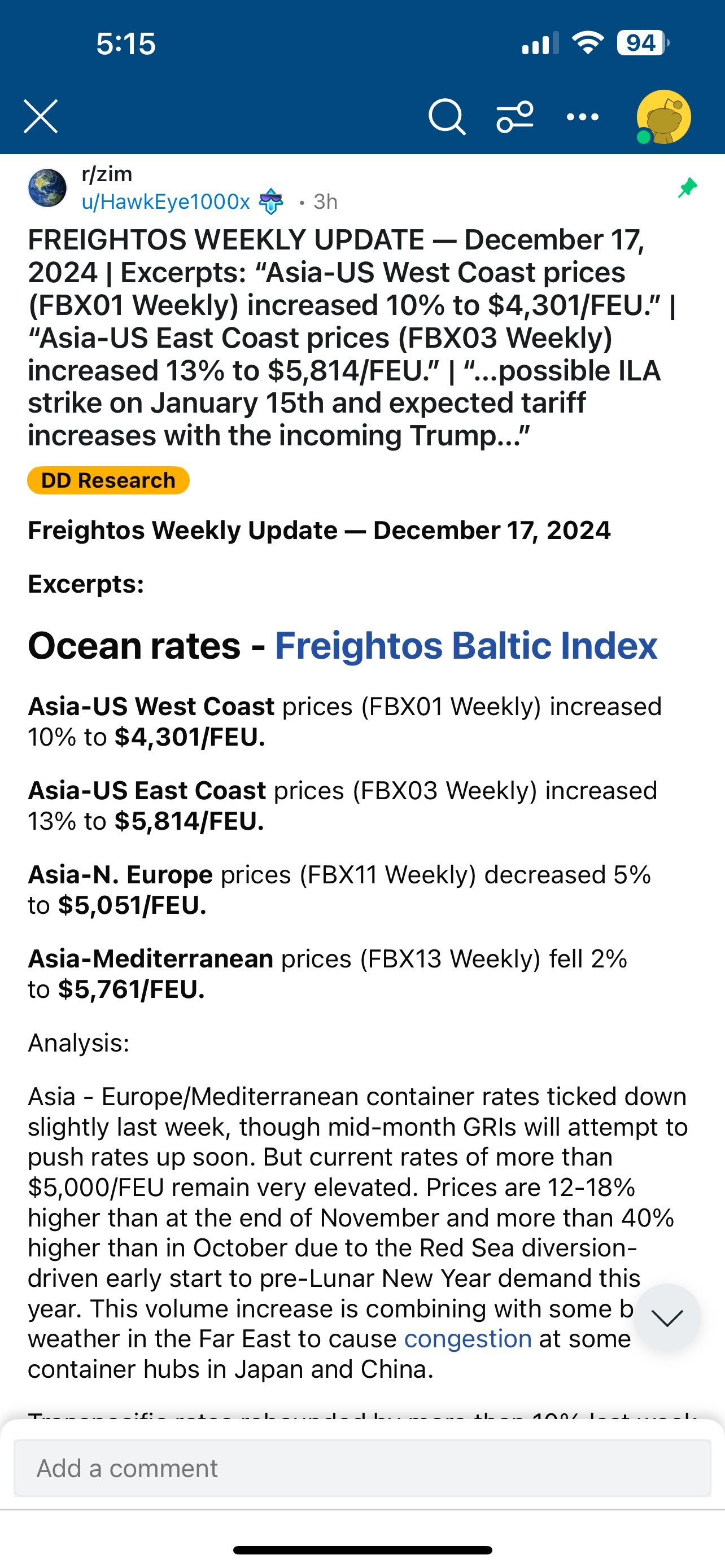 $以星航运 (ZIM.US)$