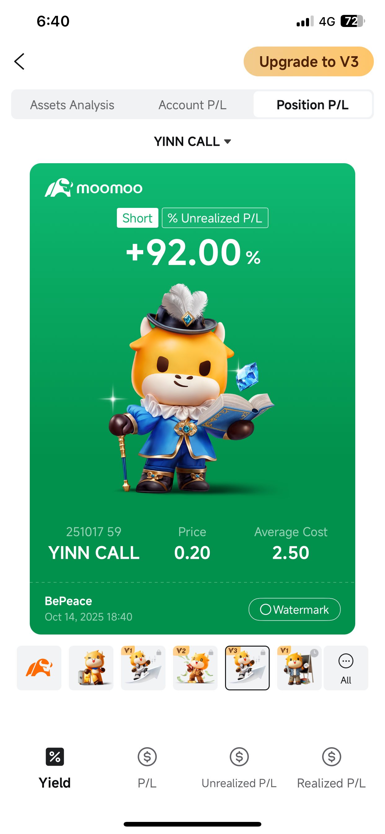 bought yinn option last month to lock profit and hedge my po... - moomoo  Community