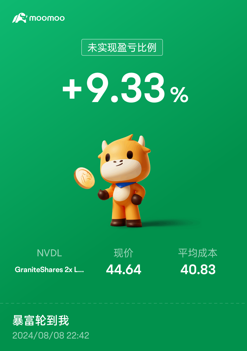 加油加油加油 $GraniteShares 2x Long NVDA Daily ETF (NVDL.US)$$英伟达 (NVDA.US)$