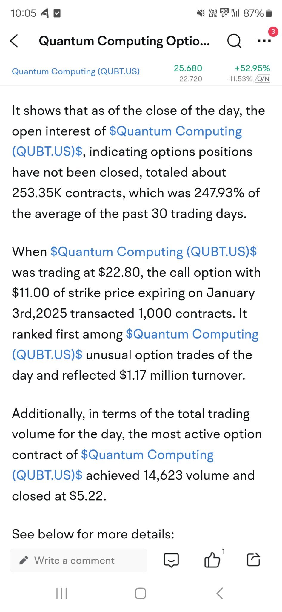 $Quantum Computing (QUBT.US)$ 奇怪，这就是为什么会有一些文章试图拉低价格，新闻被用作一种武器来达到特定目标吗？