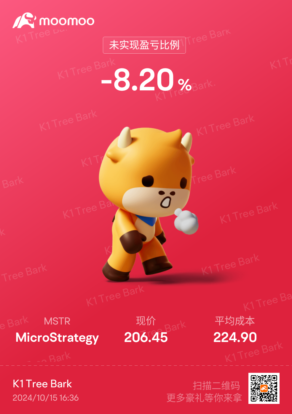 $MicroStrategy (MSTR.US)$ 🙂是的,今天230...,期待中...