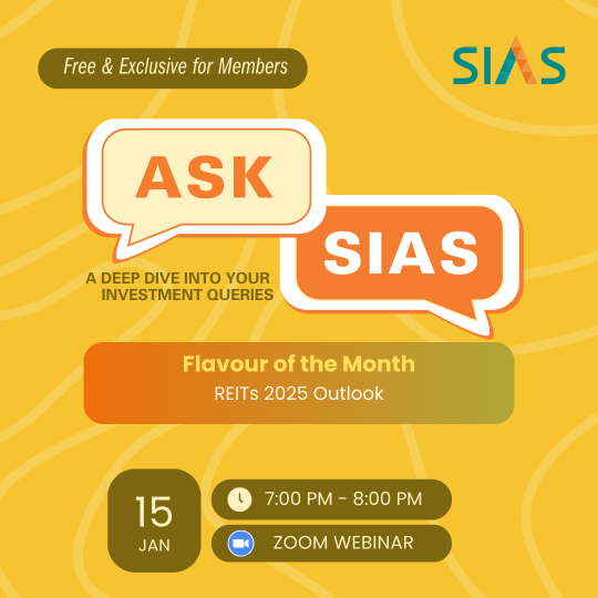 Get Insights on REITs Outlook for 2025 at ASK SIAS!🔍👀