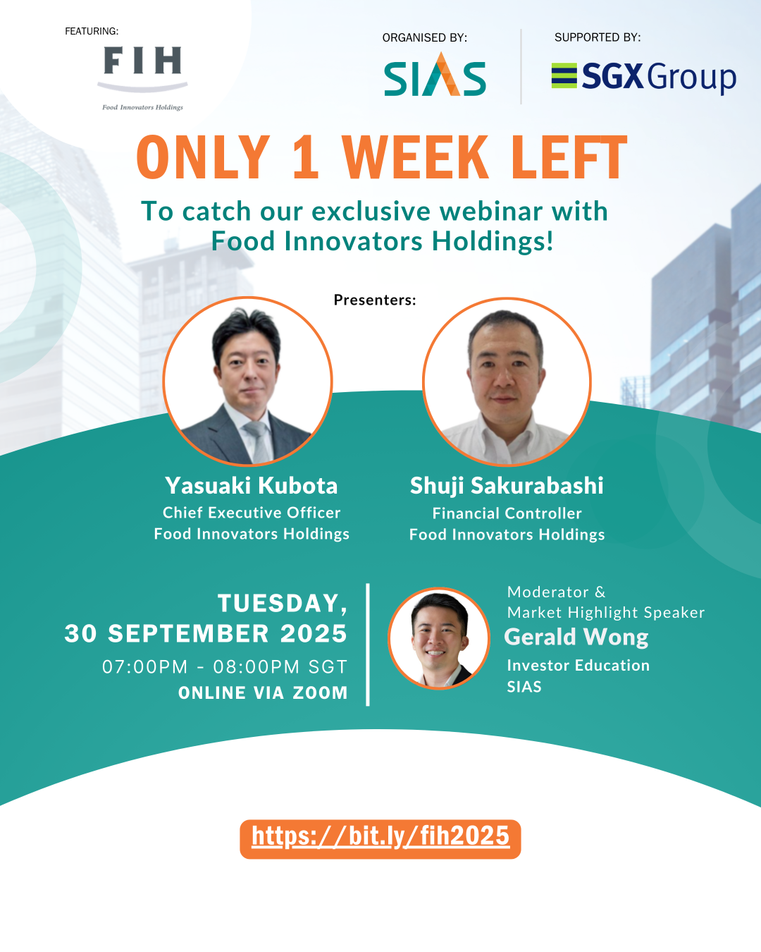 Corporate Connect Webinar featuring Food Innovators Holdings