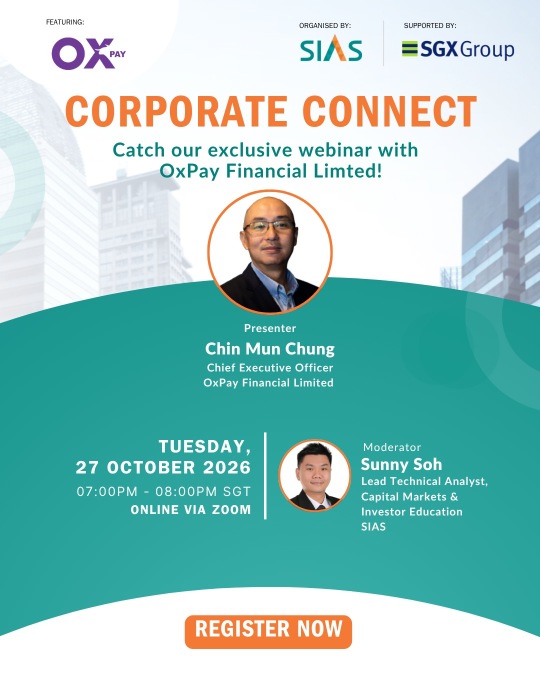 敬请参加我们即将举办的与OxPay金融有限公司的企业对接会！
