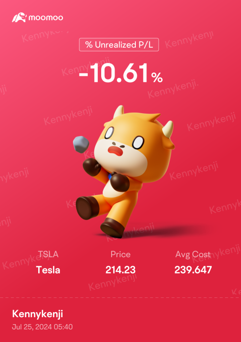 oMg  Tesla 😱 killing me softly with his stocks 😭😩