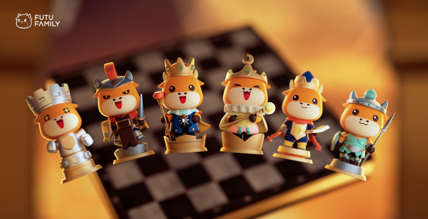 Moomoo have finally release their Chess piece colored edition in the reward club!