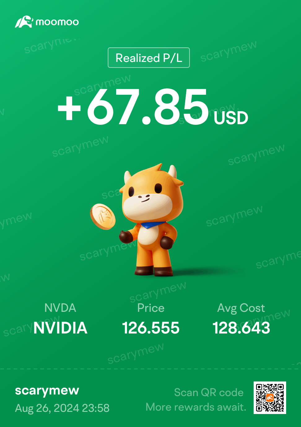 我刚意识到稀释成本是什么，哈哈。我不喜欢它..我更喜欢平均成本，这样我就可以更好地知道我的收入，因为未实现的盈亏分析在出... - moomoo 社区