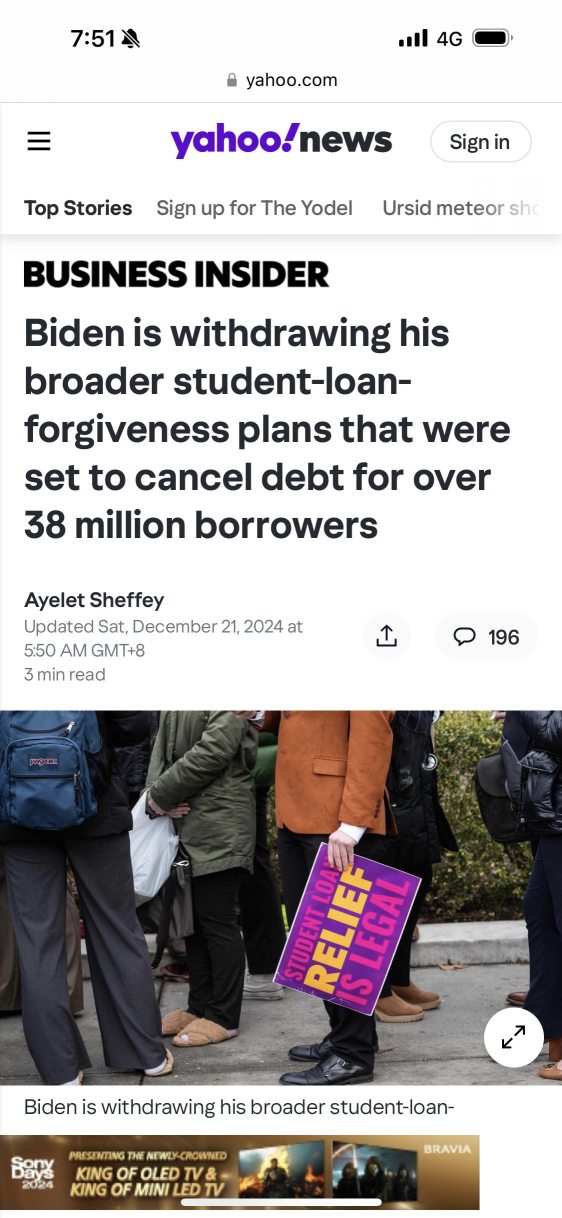 Good news! The student loan cancellation drama is finally over