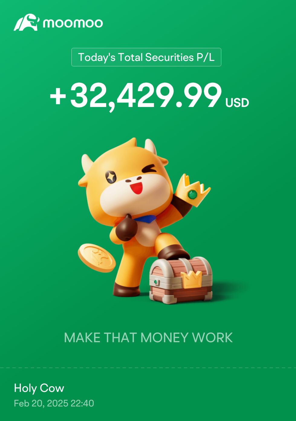 $阿里巴巴 (BABA.US)$ 谢谢你，爸爸！让我这一年的交易成功。
