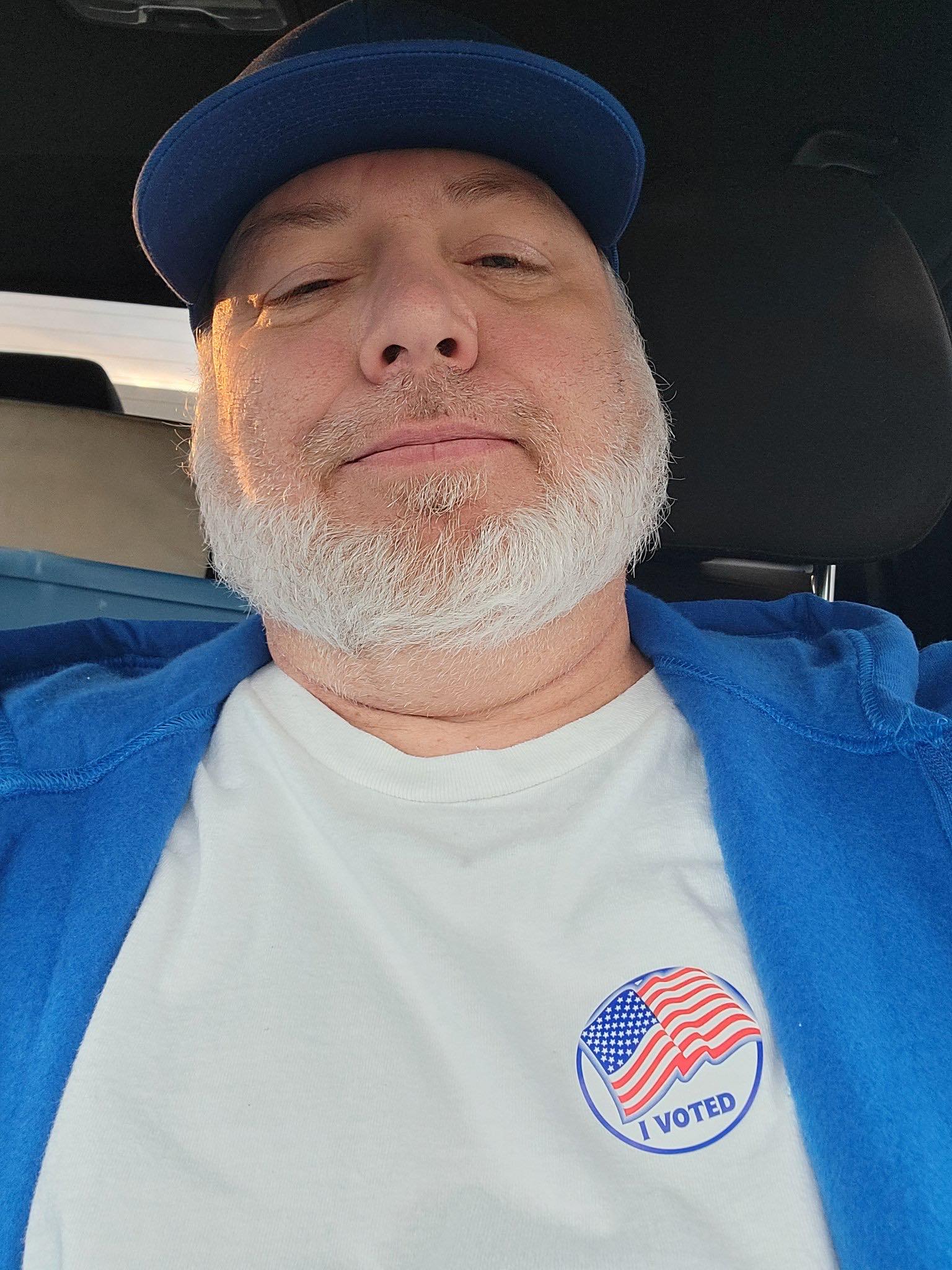 I’m just happy to have voted for #KamalaWalz today #WearBlueToVoteBlue