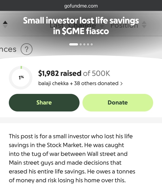 I’m just looking forward to the inevitable gofundmes