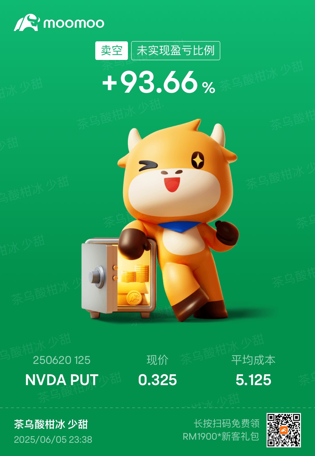 Nvidia Sell Put continues to make me a fortune.