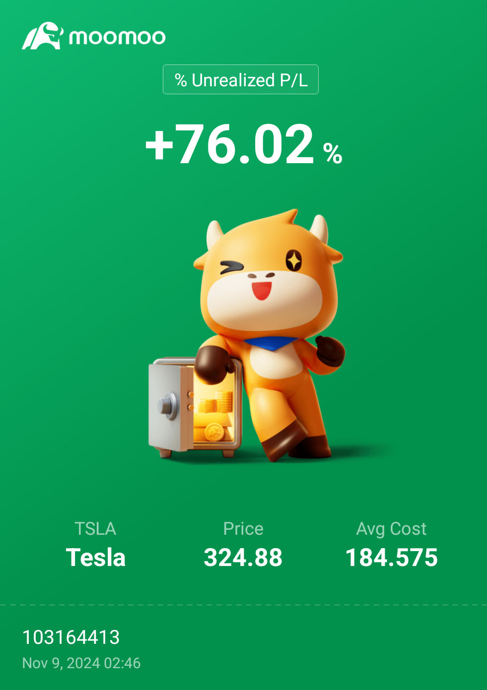 $特斯拉 (TSLA.US)$ Upupup