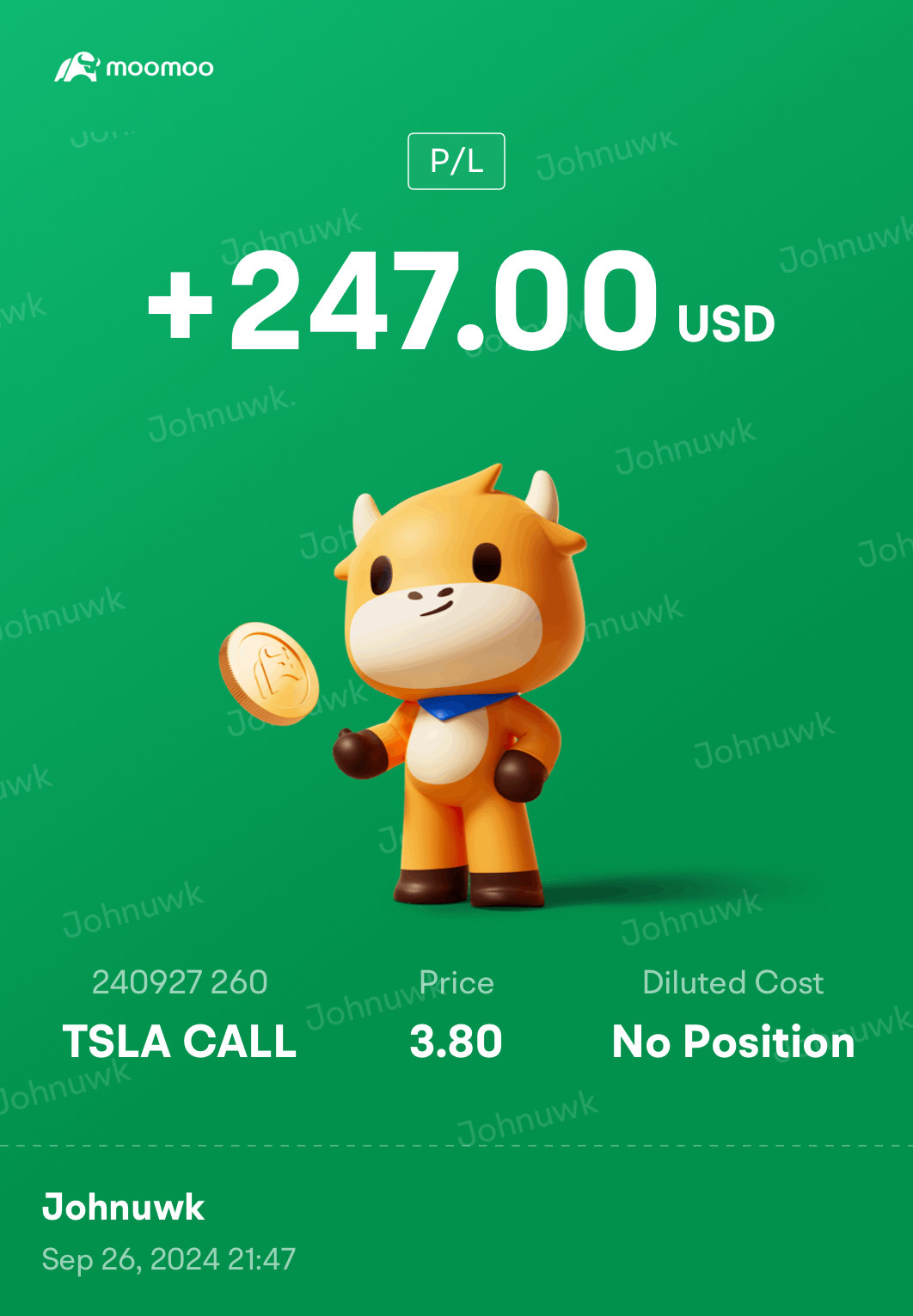 $特斯拉 (TSLA.US)$