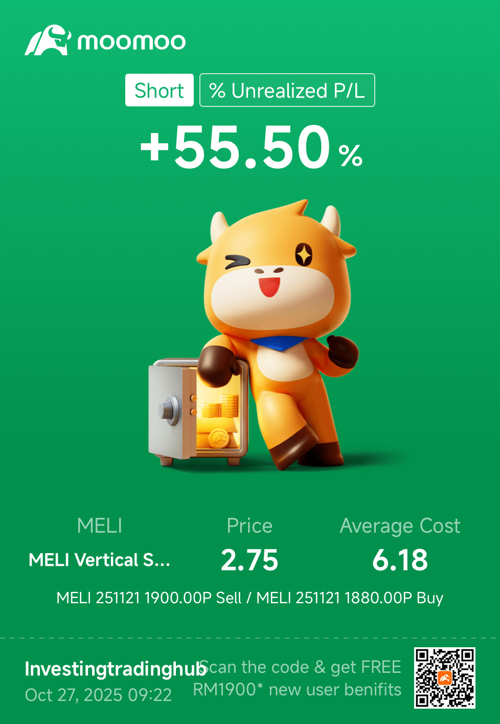 Mercado Libreの現金担保プットオプション - moomooコミュニティ