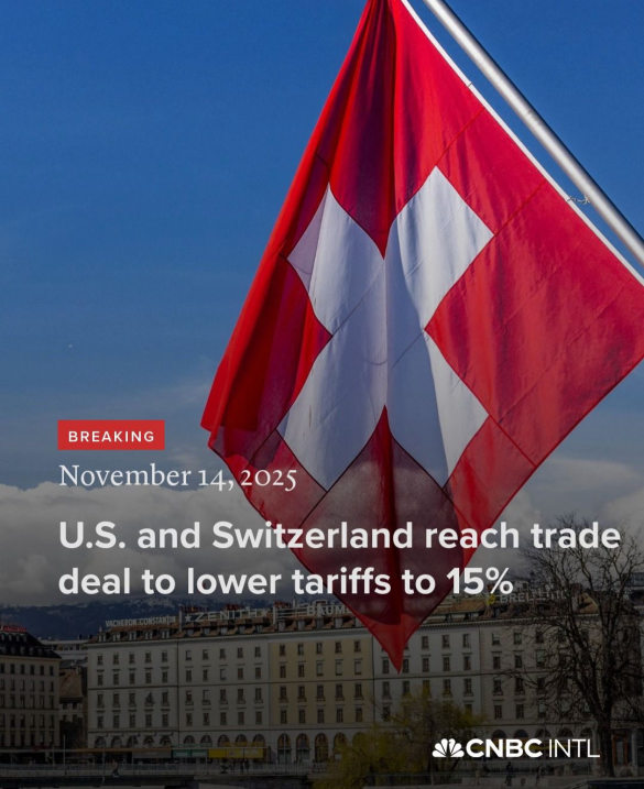 美國和瑞士達成了一項協議。