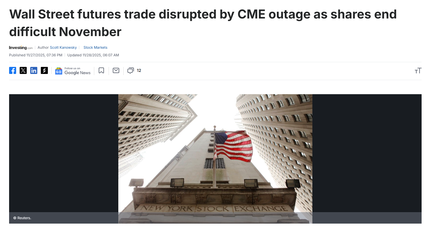 ウォール街の指数先物取引が停止 - moomooコミュニティ