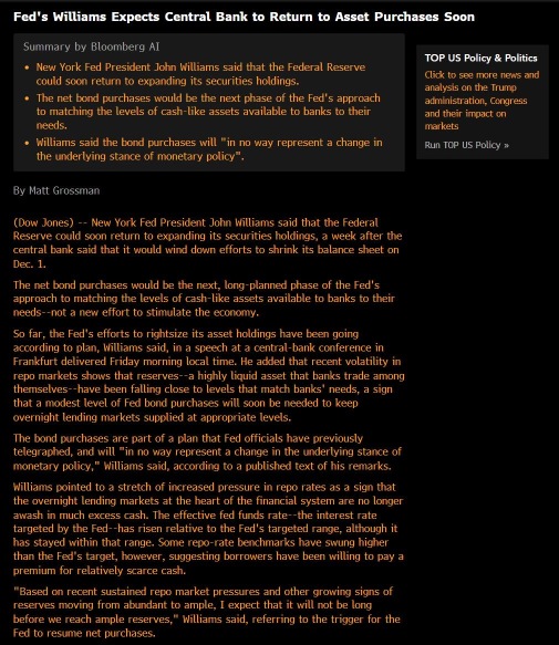 Is Federal increasing M2 supply again?