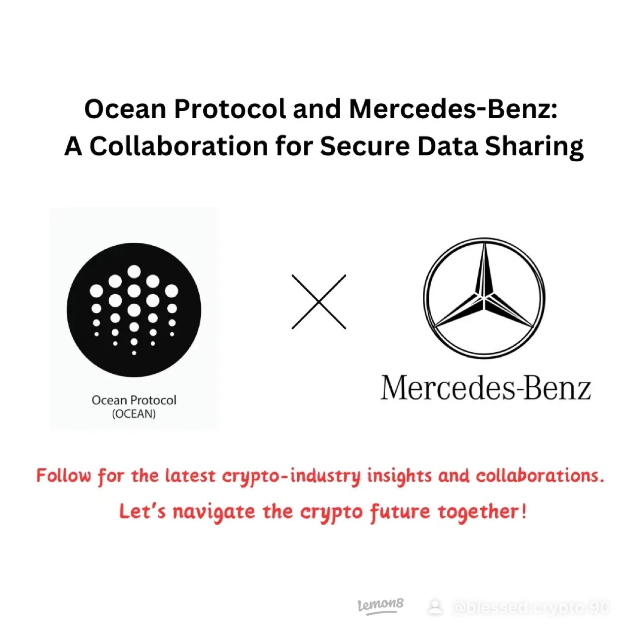 Ocean Protocol 和梅赛德斯-奔驰：安全数据共享合作