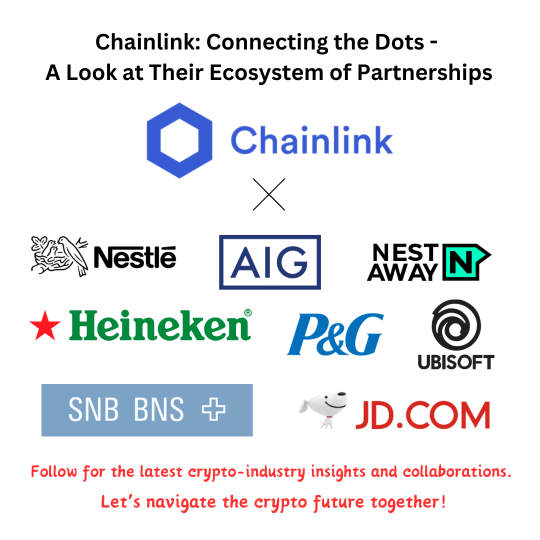 Chainlink：连接点滴——看看他们的合作伙伴生态系统