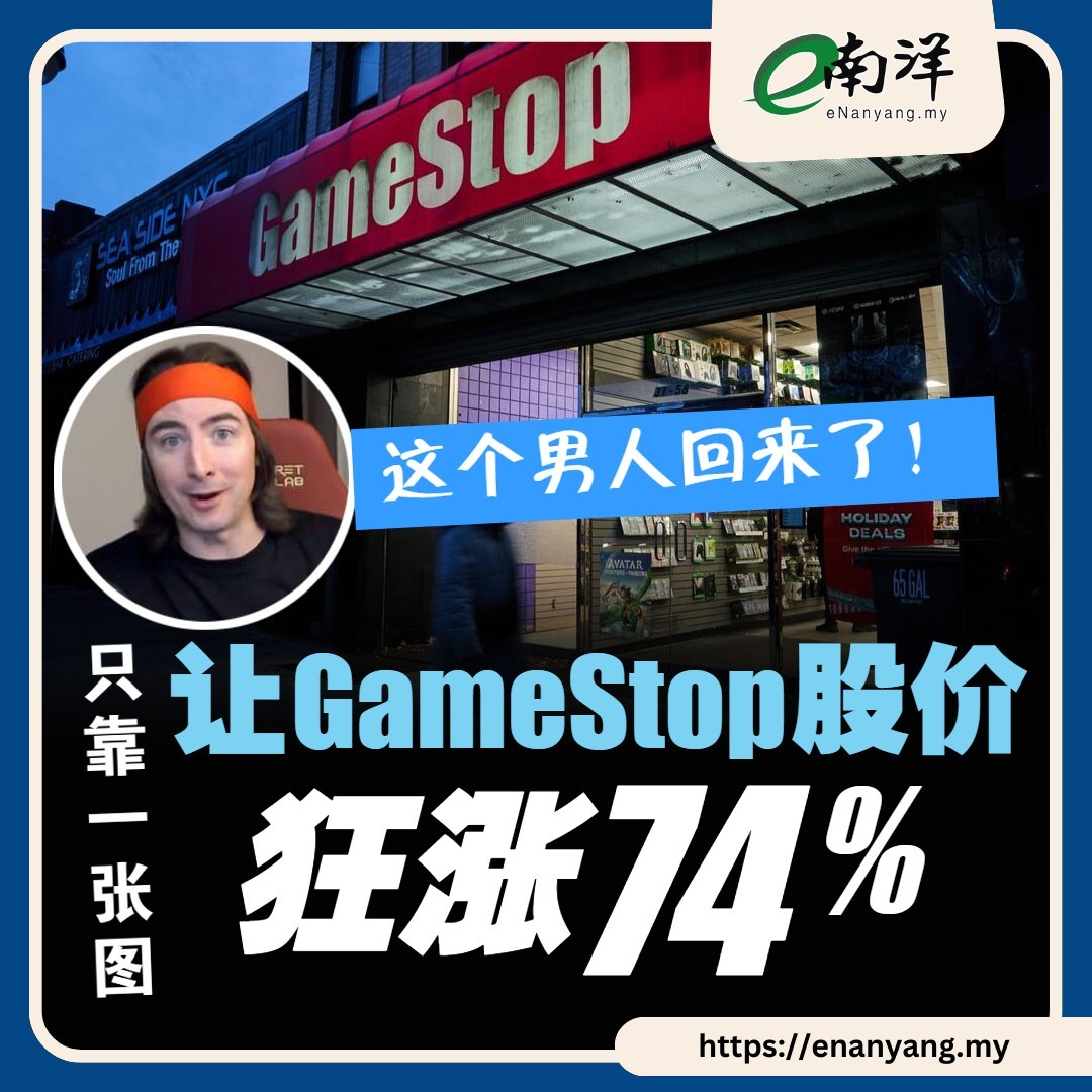 GameStop史诗级轧空推手回归一张图让股价狂涨74% - moomoo 社区