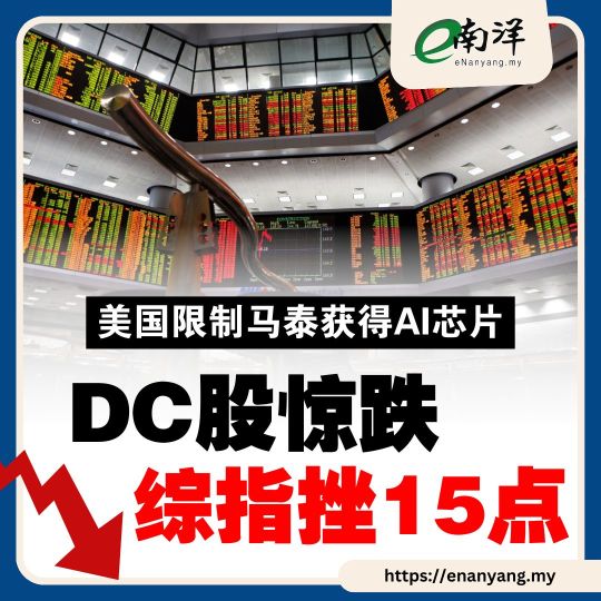 美國限制馬泰獲得AI芯片 DC股驚跌·綜指挫15點 (1)