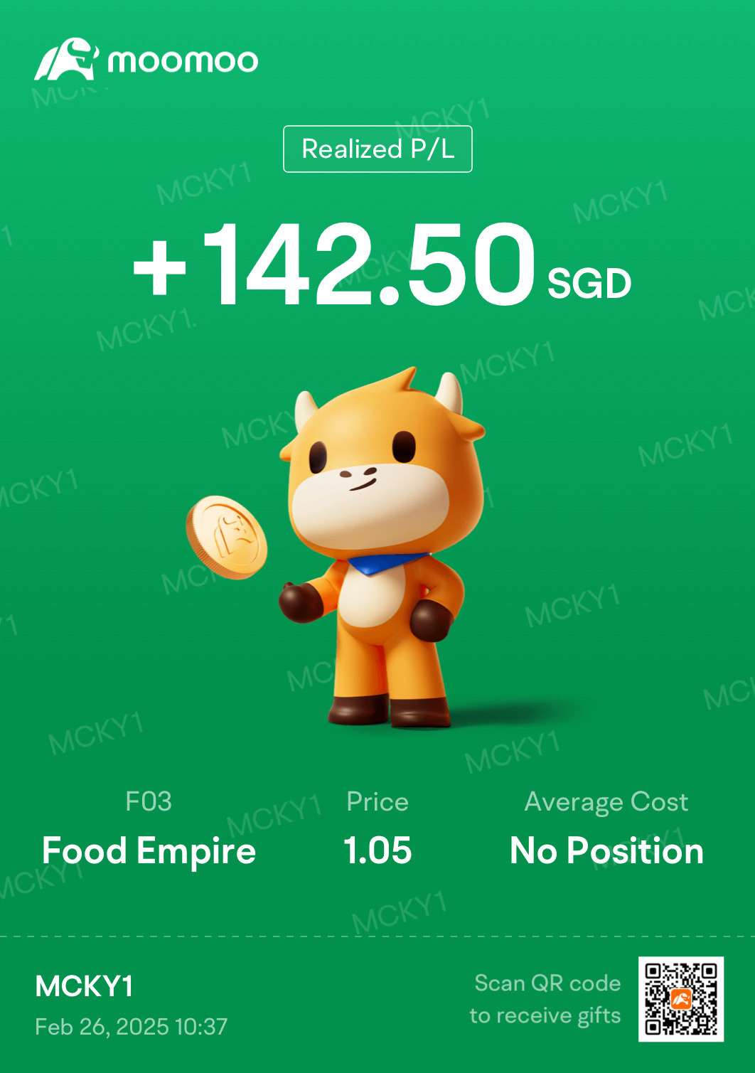 $Food Empire (F03.SG)$ Run… the global cost of coffee beans is increasing dramatically. Now is the right time to switch to other attractive or potential counter...