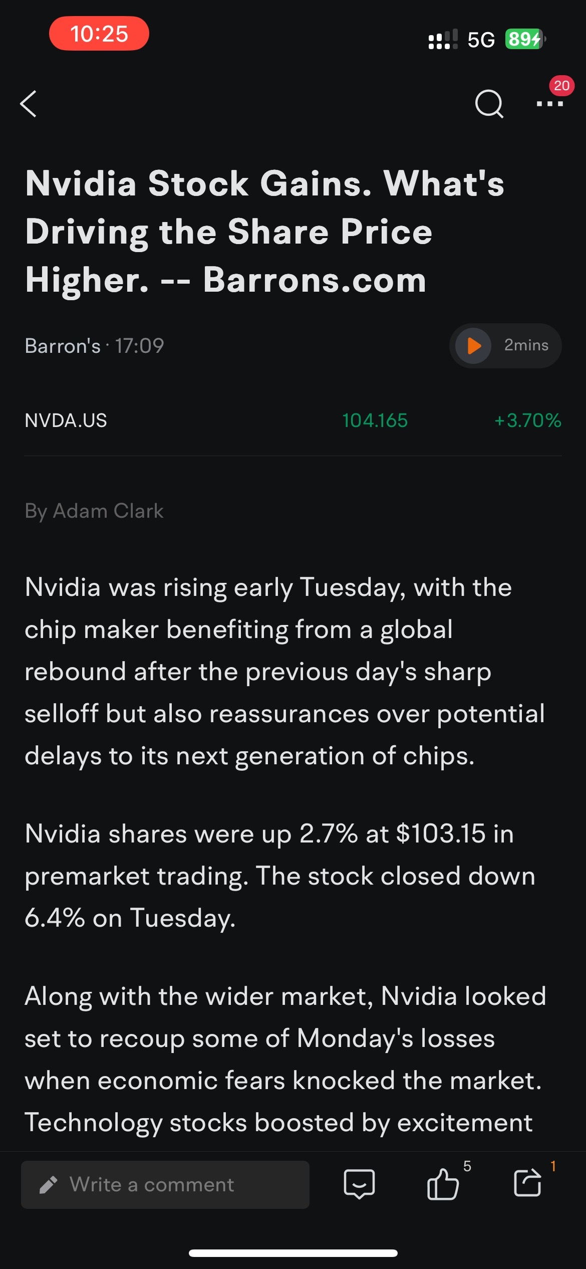 $エヌビディア (NVDA.US)$