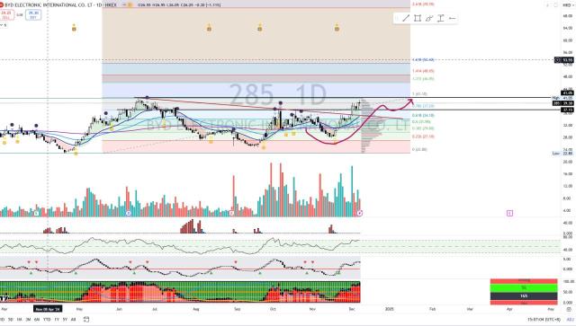 [HKEX] BYD ELECTRONICS [Titan Weekend Chart Reviews]