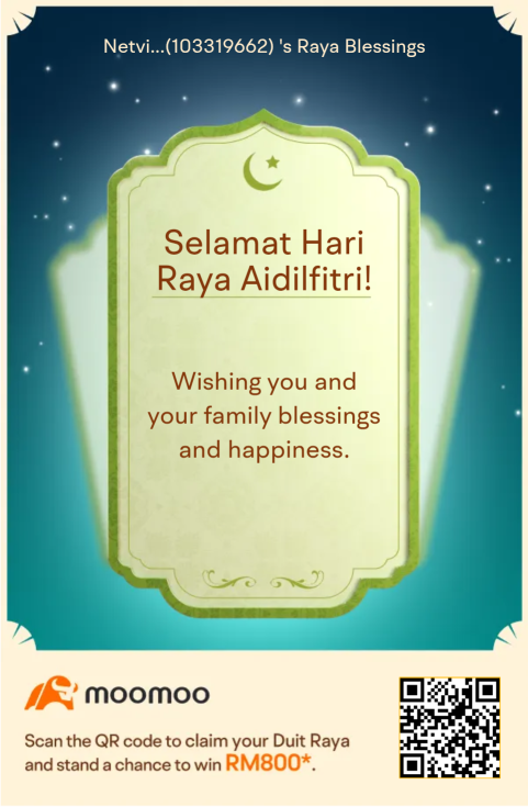 Come take your duit raya