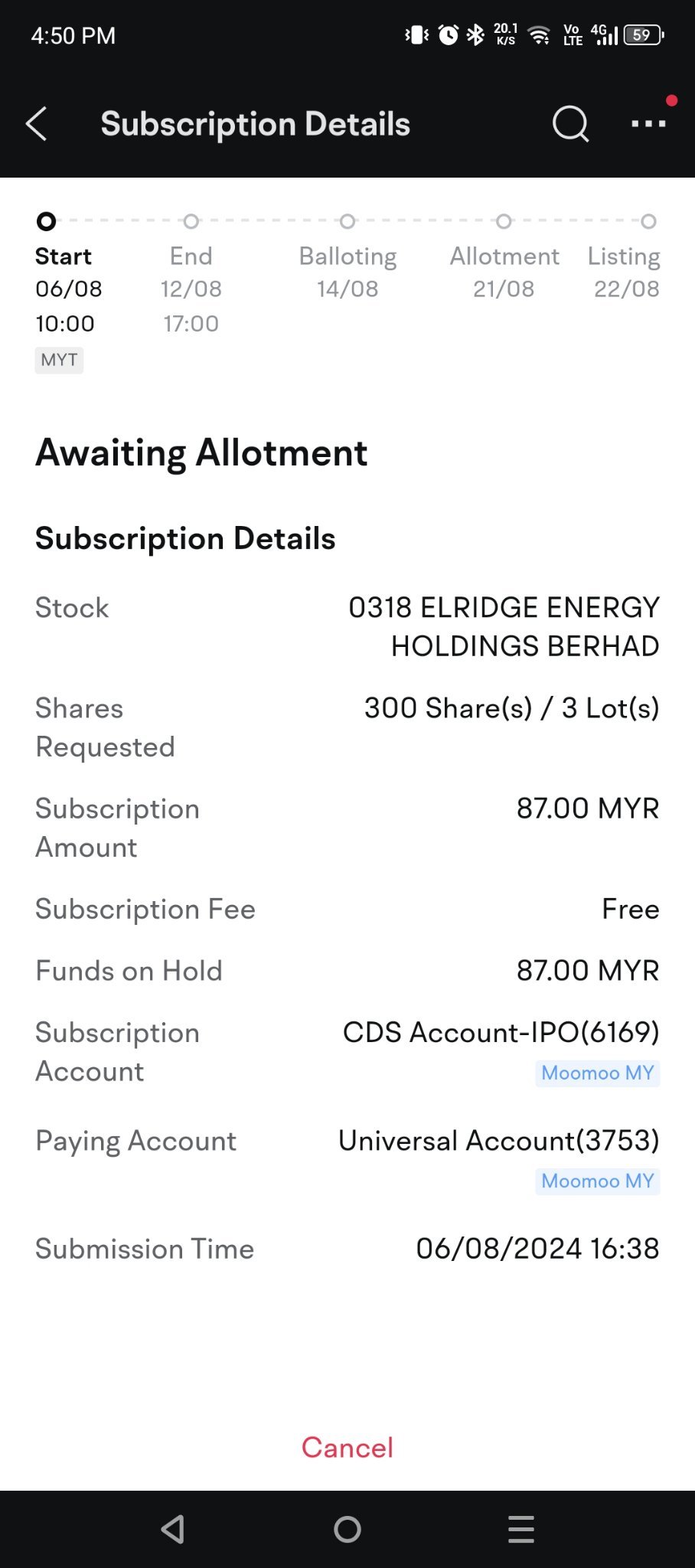 $ELRIDGE (0318.MY)$  As Malaysia becomes a place for big data centre, data centre = power drainer = good potential for power supply field to grow. However, biom...