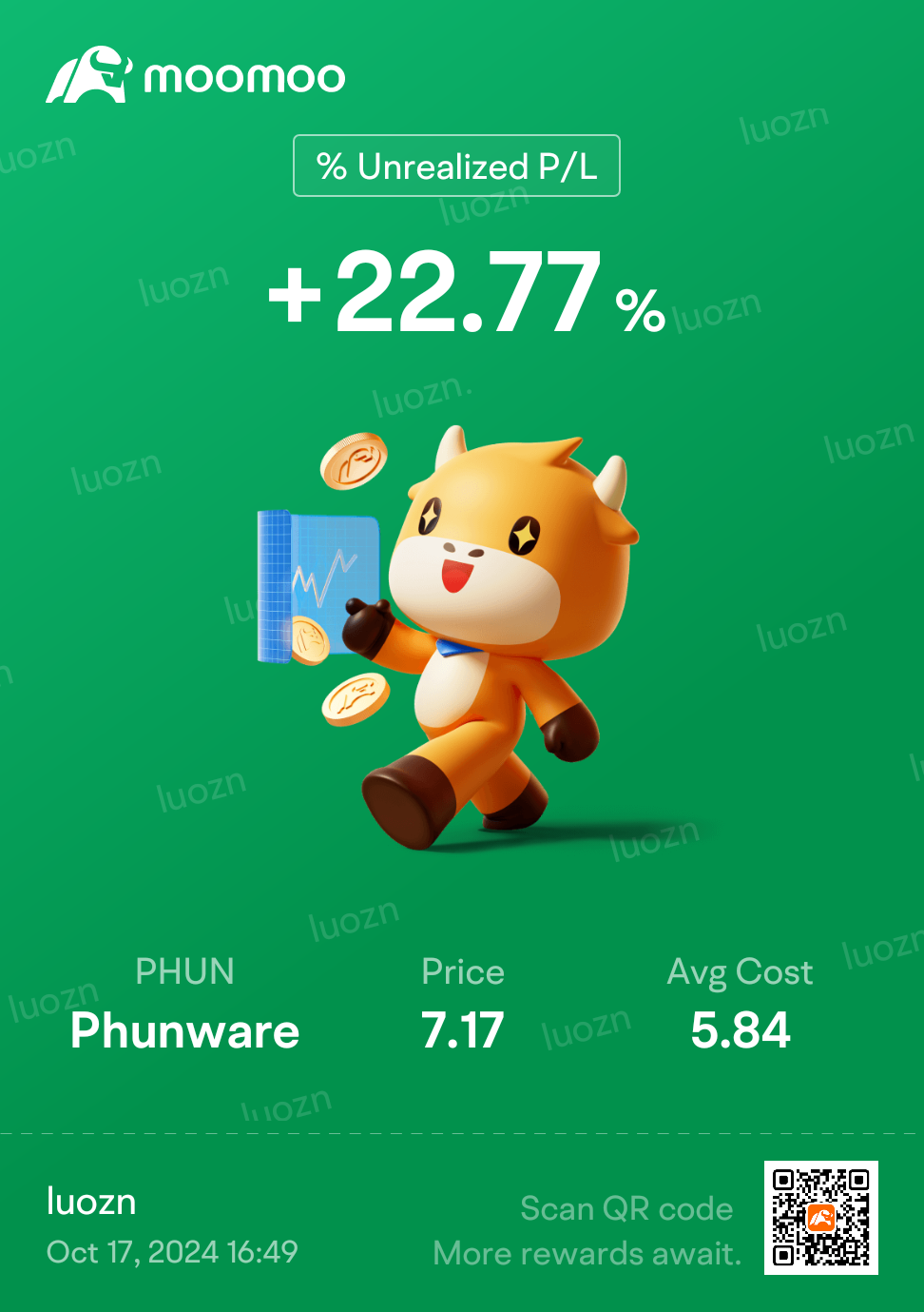 $Phunware (PHUN.US)$ ready to run away [Clown] decided to invest somewhere else