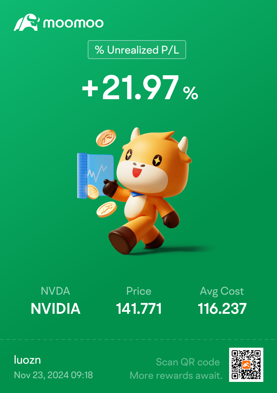 $英伟达 (NVDA.US)$