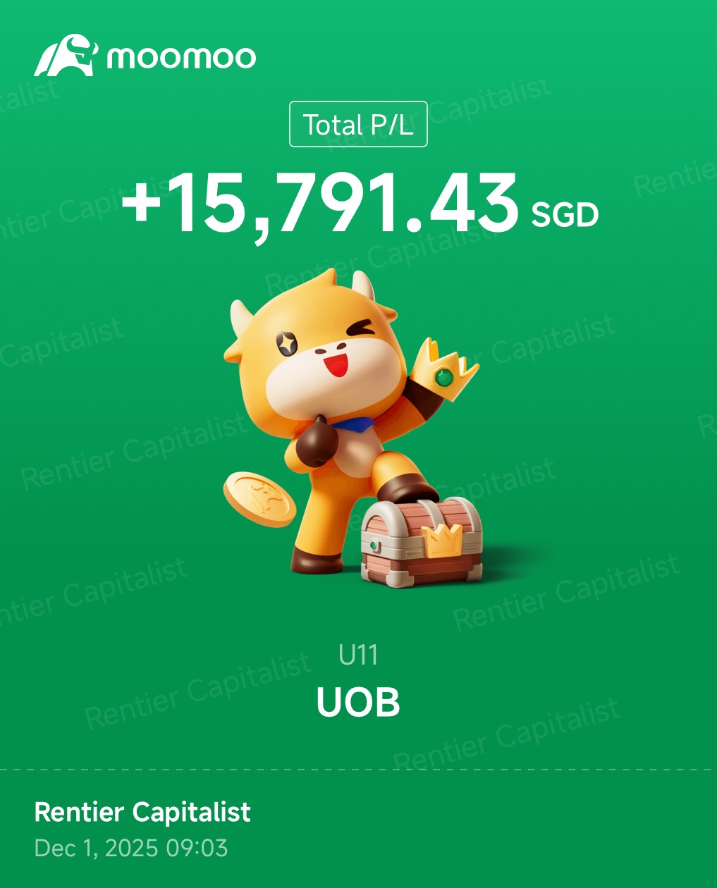 UOB (U11.SG)$ 新加坡：唯一一家出售实物黄金的银行。 - moomoo 社区