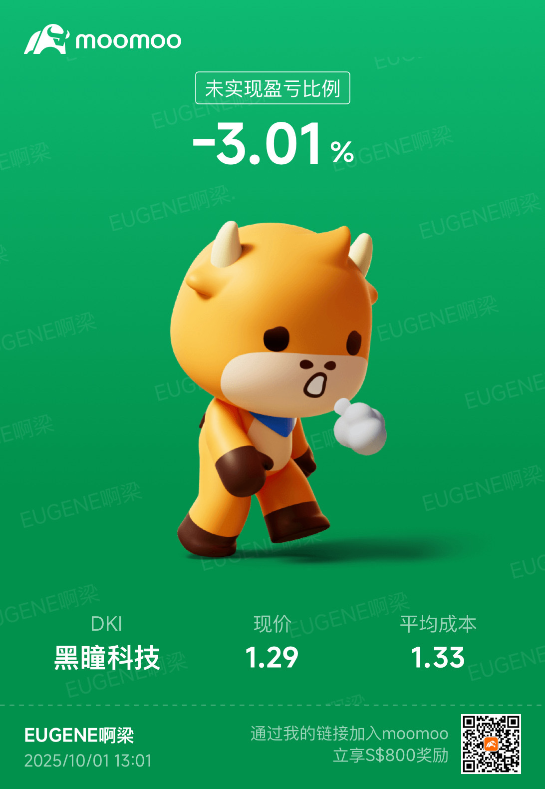 $黑瞳科技 (DKI.US)$