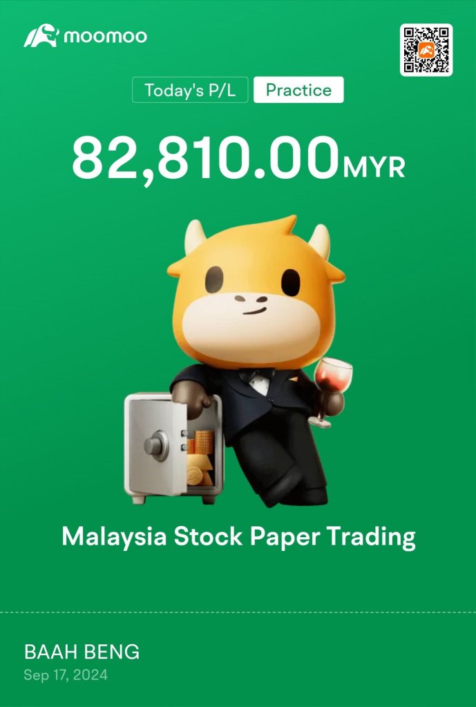 I WISH I'D REAL MONEY TO TRADE NOT PAPERTRADE 😭😭