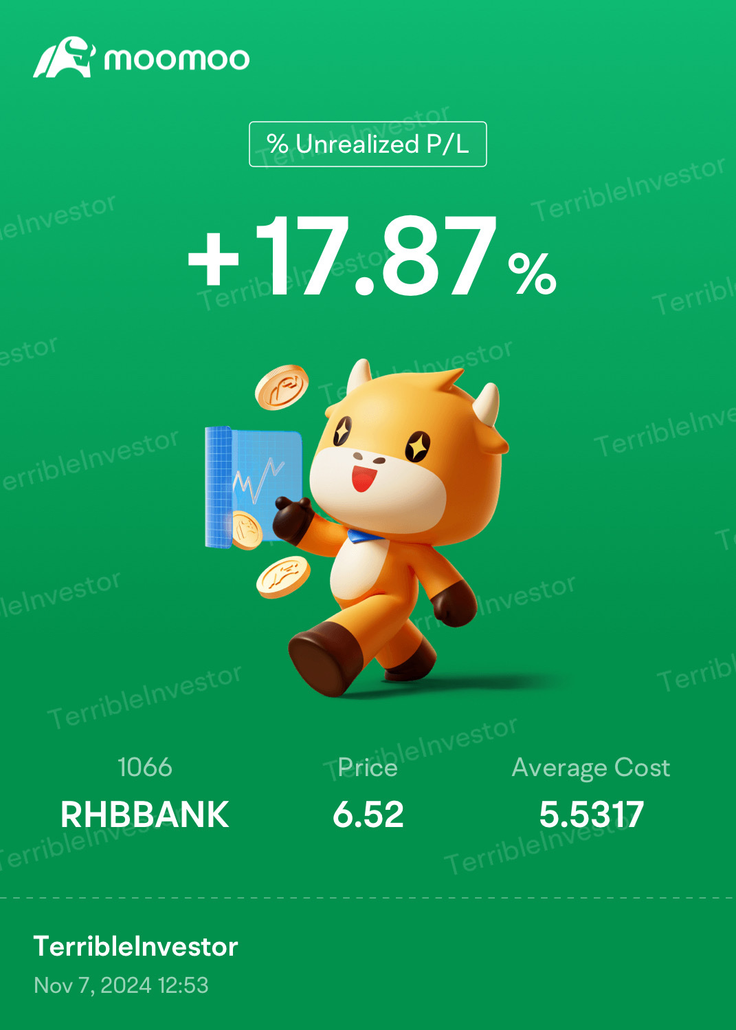 $RHBBANK (1066.MY)$ i was right to trust u [Cheerlead][Cheerlead]